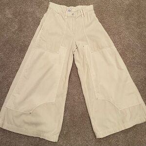 Wide-Leg Corduroy Pants